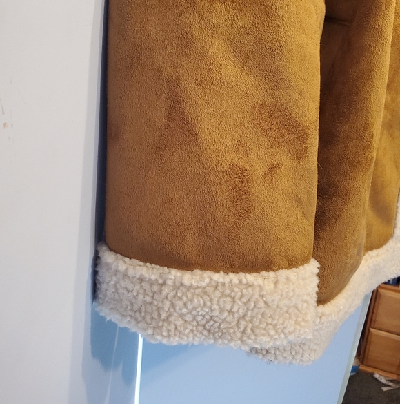 Old Navy Xxl Tall Tan Sherpa Lined Jacket - Picture 6 of 16